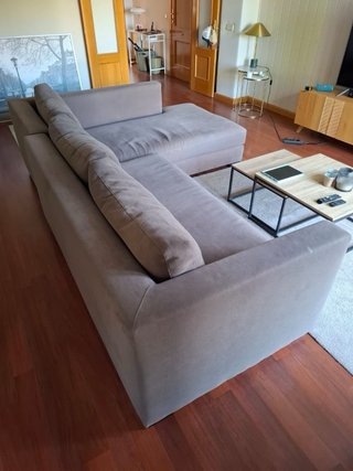 Sofá Chaiselongue Gris