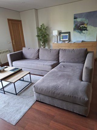 Sofá Chaiselongue Gris