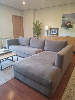 Sofá Chaiselongue Gris