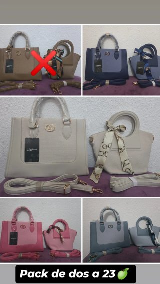 Set di 2 borse nuove