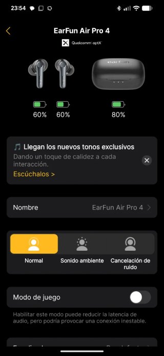 EarFun Air Pro 4 Auriculares Bluetooth  417986
