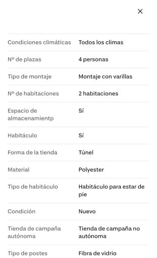 Tienda de campaña Quechua Arpenaz Family 4.2
