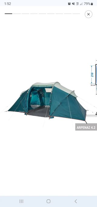 Tienda de campaña Quechua Arpenaz Family 4.2