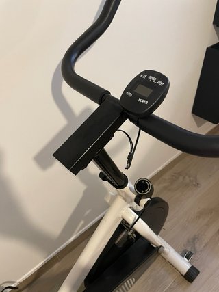 Bicicleta Estática Gimnasio Blanca