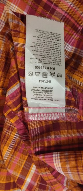 Camisa cuadros John Baner Talla L