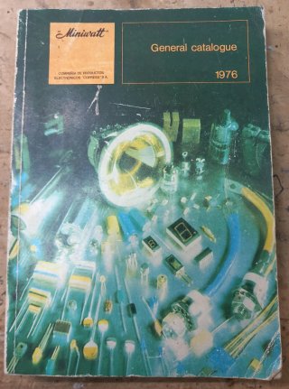 Catálogos Miniwatt año 1968 y 1976