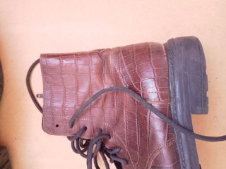 Stivaletti marroni pelle mauro leone 38
