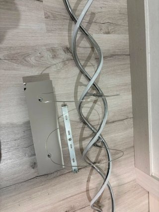 Lámpara LED Diseño Moderno Plata