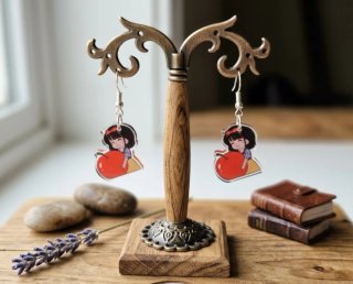 Pendientes "BlancaNieves"