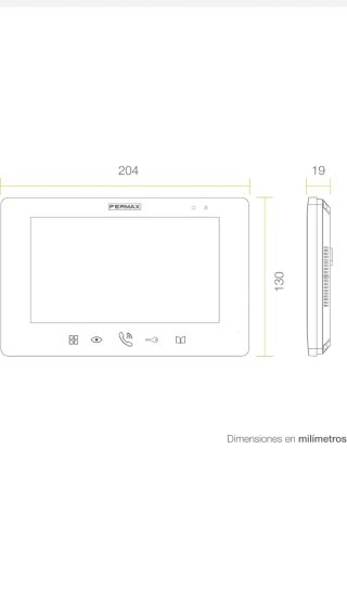 Videoportero Fermax SEE-U 7" Kit