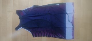 Vestido estampado corto talla M