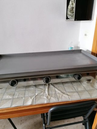 Plancha Gas Industrial 1 Metro