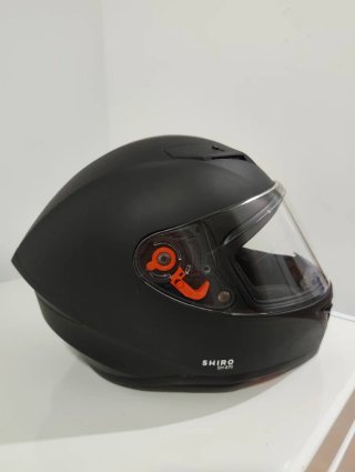 Casco Integral Shiro SH-870 Talla M Negro Mate