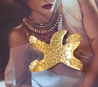 Pulsera ajustable dorada