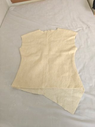 Camiseta Zara manga corta beige