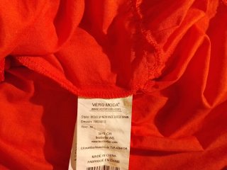 Vestido Vero Moda Rojo Talla S