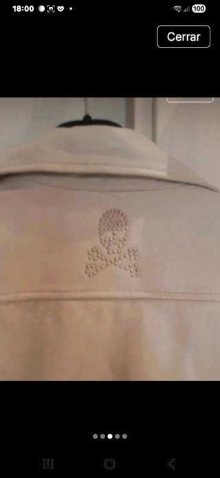 Chaqueta Biker Piel Beige