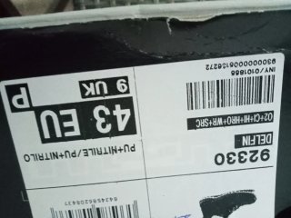 Zapatos de seguridad Robusta negros