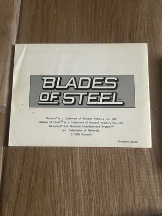 Blades of Steel Konami NES