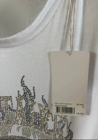 Zadig & Voltaire Camiseta Pedrería Calavera