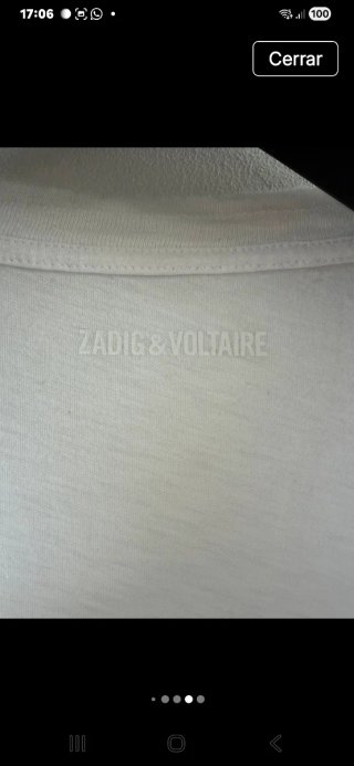 Zadig & Voltaire Camiseta Pedrería Calavera