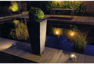 Lámpara de suelo exterior SLV CUBIX  Metal IP44