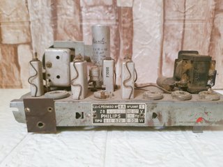 Radio antigua válvulas baquelita Vintage época