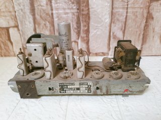 Radio antigua válvulas baquelita Vintage época