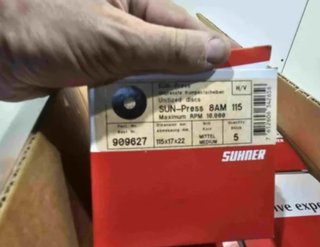suhner sun-press 909627 disco pulir inoxidable