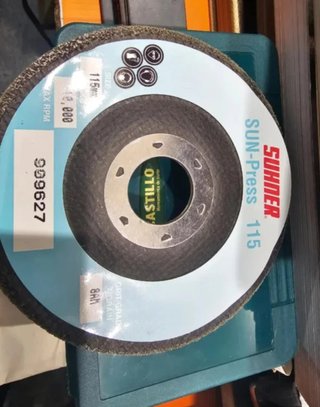 suhner sun-press 909627 disco pulir inoxidable