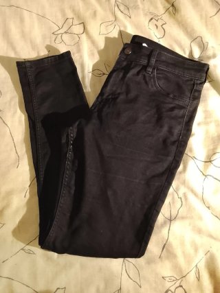Pantalón skinny pitillo elástico negro Talla S
