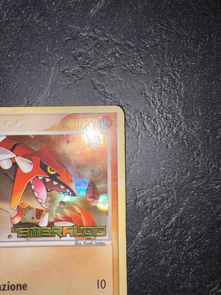 Carta Pokemon Groudon Base  Stamped smeraldo
