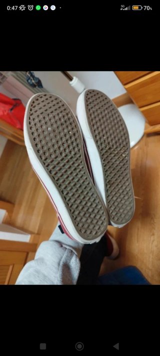 Zapatillas Vans Hombre color granate