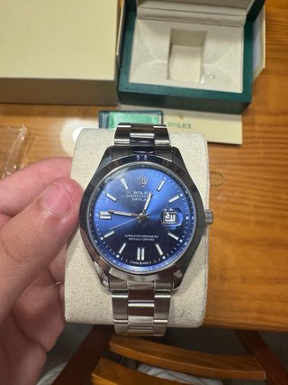 Rolex Oyster Perpetual Azul