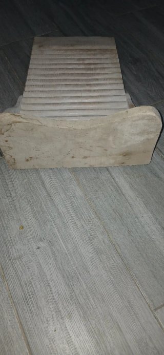 Tabla de lavar madera vintage