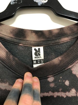 Sudadera punk serigrafiada Talla M