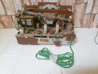 Radio antigua válvulas baquelita Vintage época