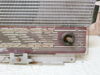 Radio antigua válvulas baquelita Vintage época