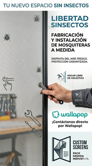 Instalación y Fabricación de mosquiteras