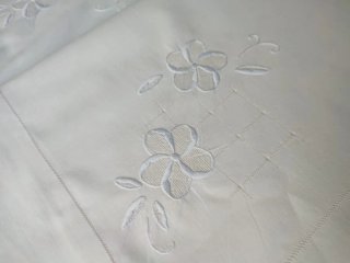 Juego de cama bordado de algodón