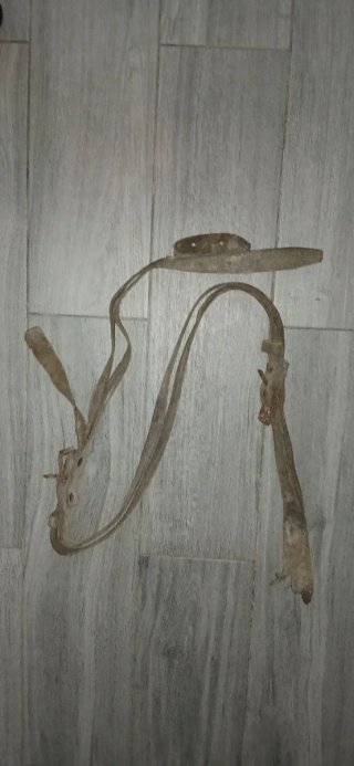 Arneses y bridas para caballos antiguos.