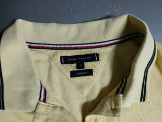 Camisa Polo Tommy Hilfiger Amarilla Talla XL