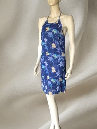 Vestido Cedosce C2C – Estampado floral azul