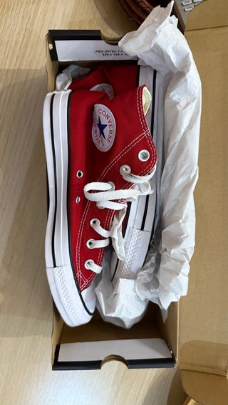 Converse Rojas Mujer Talla 38