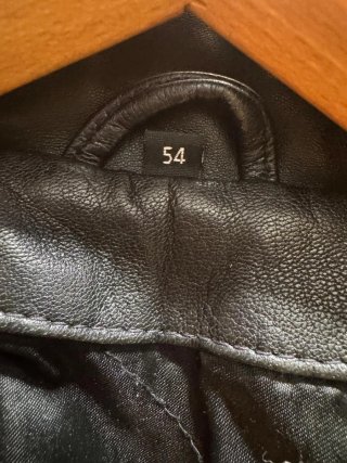 Chaqueta de cuero negra Talla L y XL