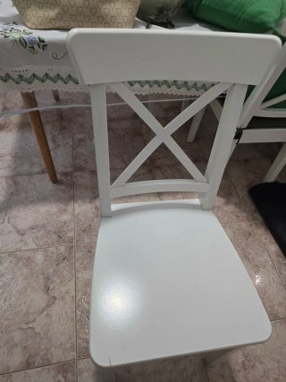 Silla Rosentorp (Ikea) blancas