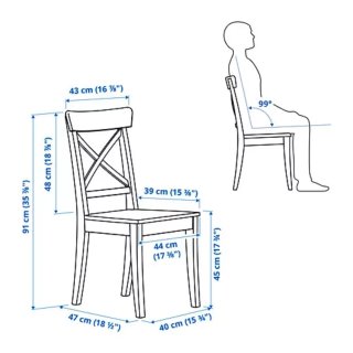 Silla Rosentorp (Ikea) blancas