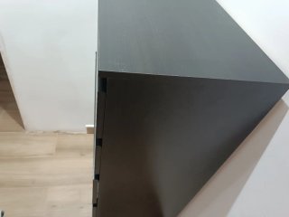 Cómoda alta Ikea negra
