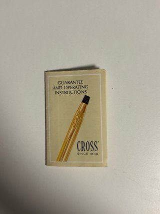 Bolígrafo Cross Classic Century 12KT Oro.