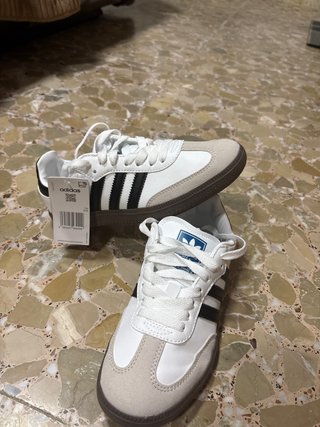Adidas Samba Talla 36 Beige/Blanco